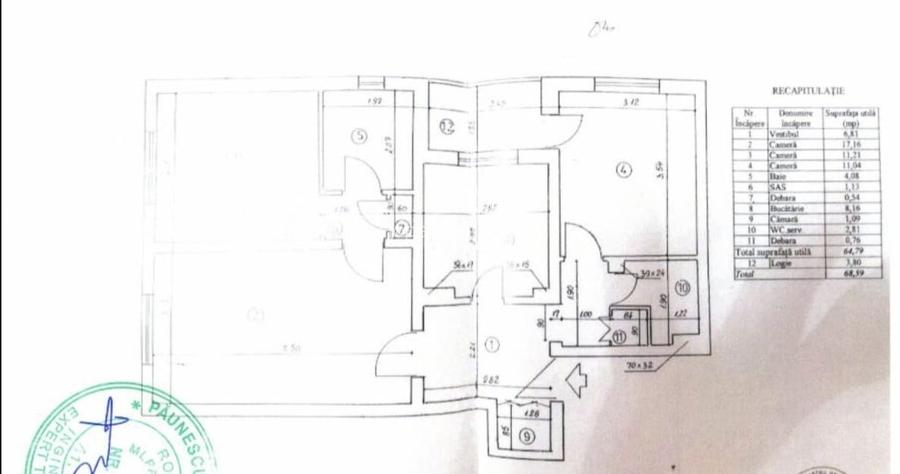 Chisinau-Arena Nationala-Apartament de 3 camere - 8