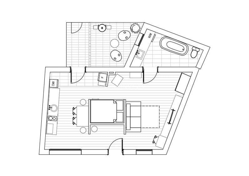 Apartament de vânzare, 1 cameră, 43 mp, Mărăști zona Parcul Feroviarilor - 14