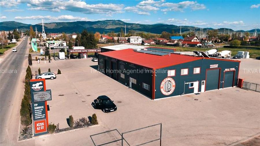 Imobil industrial - service auto complet echipat (Gheorgheni, str. Kossuth Lajos - 4