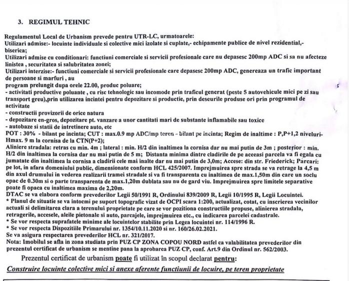 Teren Intravilan 1433 mp Copou Iași cu PUG, CU și Proiect Bloc Aprobat - 9