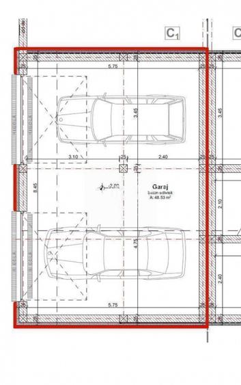 CASA DUPLEX 4 CAMERE SEMIFINISATA | DE VANZARE CU GARAJ DUBLU | DAMBUL ROTUND - 7