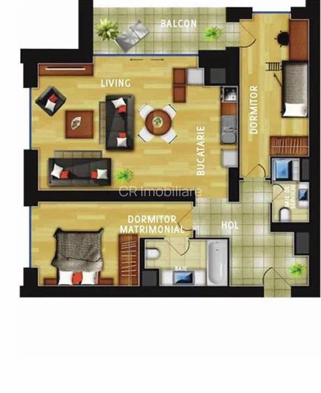 Apartament 3 camere InCity - 13