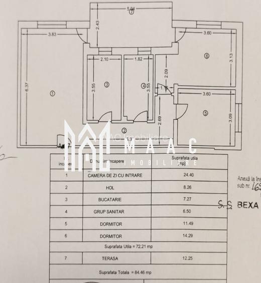 Apartament 3 camere | Etaj 1 | Decomandat | Arhitectilor - 1