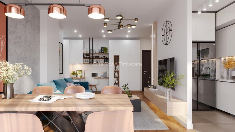 Elite Town Timisoara | 3 camere | TORONTALULUI - METRO 2 - 4