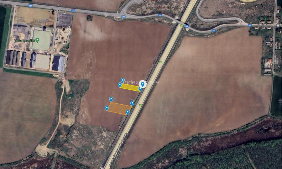 Teren intravilan 6700 mp (2200 mp si 4500 mp) cu deschidere la autostrada A3! - 4