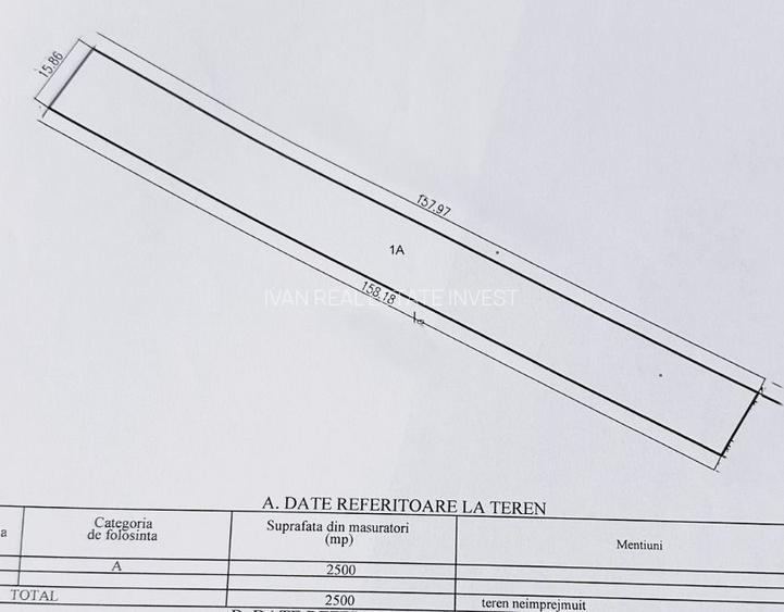 Teren de vanzare Dragomoresti Deal, Str. Bujorului, 2500 mp, utilitati - 3