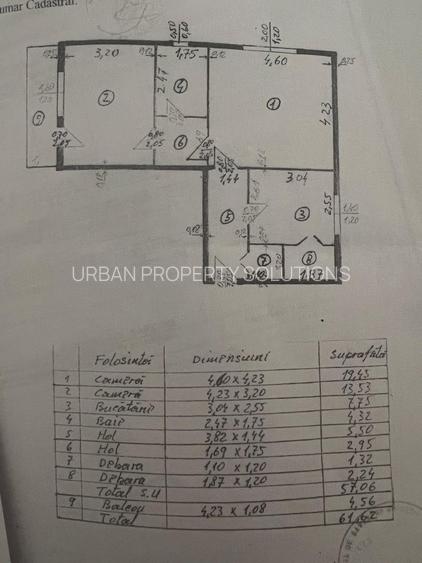 Apartament 2 camere | Agatha Birsescu 20  | 62 mp| Mobilat si utilat modern| - 14