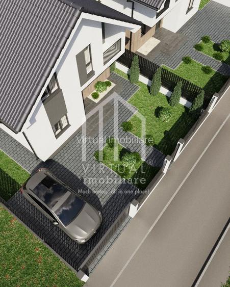 Casa cu 5 camere, 3 bai, terasa - 120 mp, teren 340 mp - Sura Mare - 10