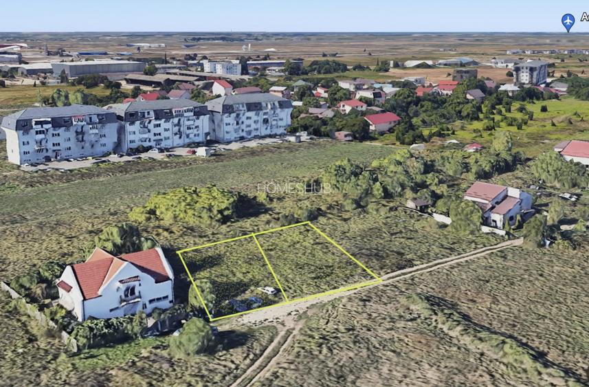 Teren intravilan, 610 mp, front 23 m, utilitati | Str. Teius - Rahova - 4