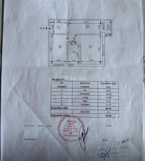 Etaj 2 - Galata Platoul Insorit, 2 camere decomandat in bloc nou, parcare inclus - 13