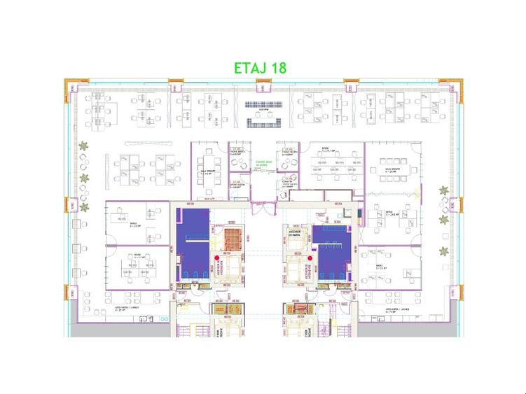0% COMISION! Birou premium la ultimul etaj – etajul 18, cu vedere panoramică - 16