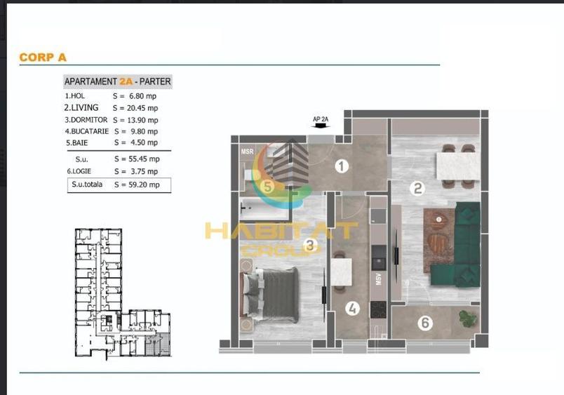 2 camere bloc nou Finisaje Premium Berceni - Grand Arena