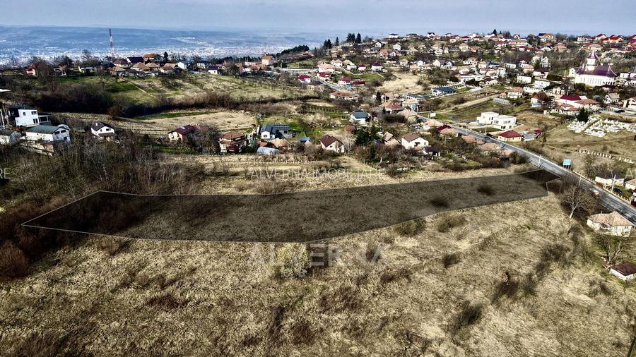 COMISION 0% - Teren intravilan | 4136mp | front 25ml la E81 | Feleacu - 3
