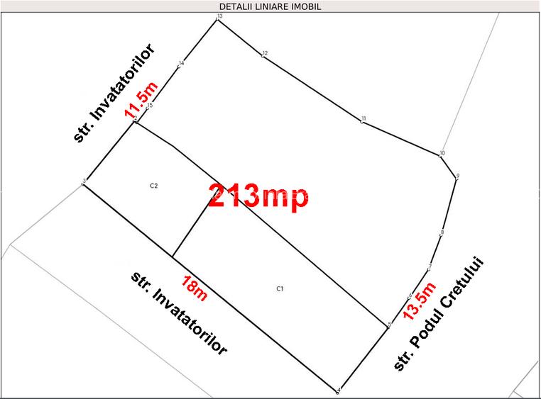 Teren pentru casa, acces facil, suprafata 213 mp, Brasov - Schei. - 2