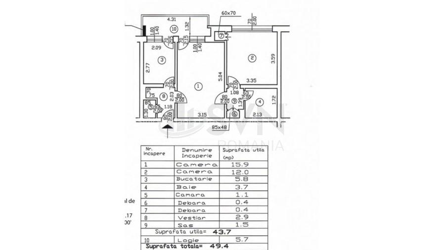 REA1026048 Apartament 2 camere I IN RENOVARE COMPLETA I Barbu Vacarescu - 10
