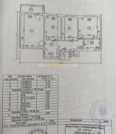 Apartament 3 camere, 2 bai, centrala proprie, Malu Rosu, Ploiesti - 17