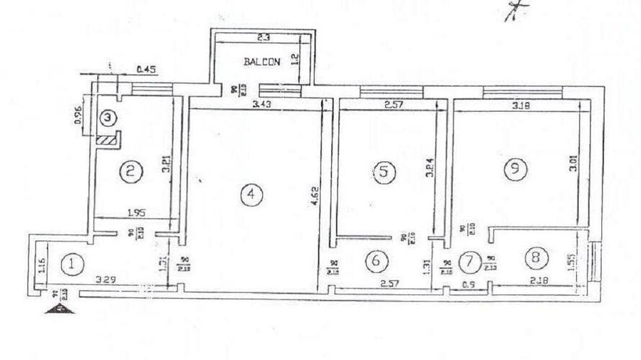 Apartament 3 camere SD, et. 2, Zimbru, mobilat și utilat 95.000 euro - 13