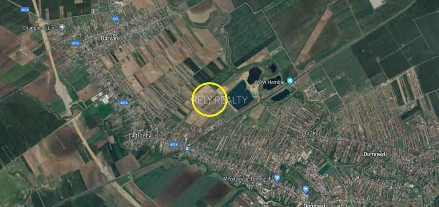 Teren intravilan Domnesti / Plopului / 9.094 mp / dubla deschidere / comision 0% - 3