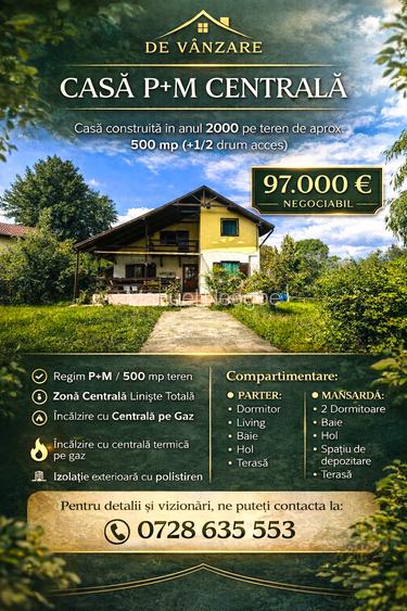 Casa Breaza , zona centrala , 500mp teren drept ,toate utilitatile - 23