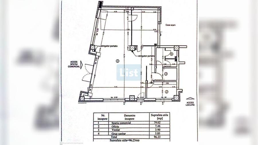 Spațiu Comercial 96mpu, la strada, Zona Gării, Comision 0% - 2
