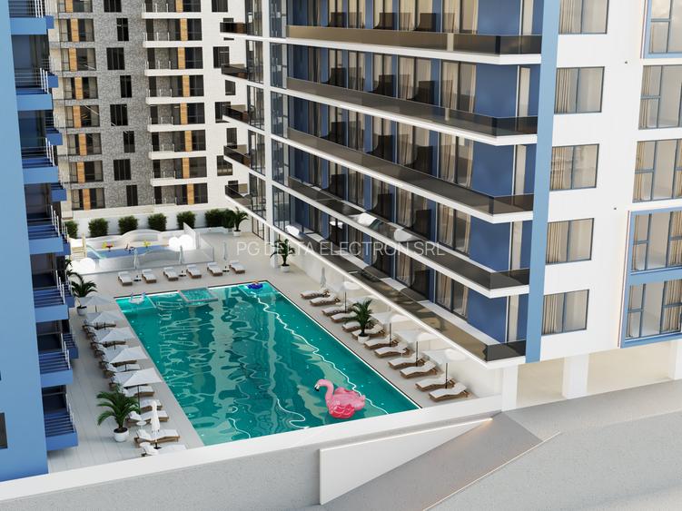 STUDIO VEDERE LA PISCINA-LATERALA CATRE MARE-MAMAIA NORD-ALMAR LUXURY RESIDENCE - 7