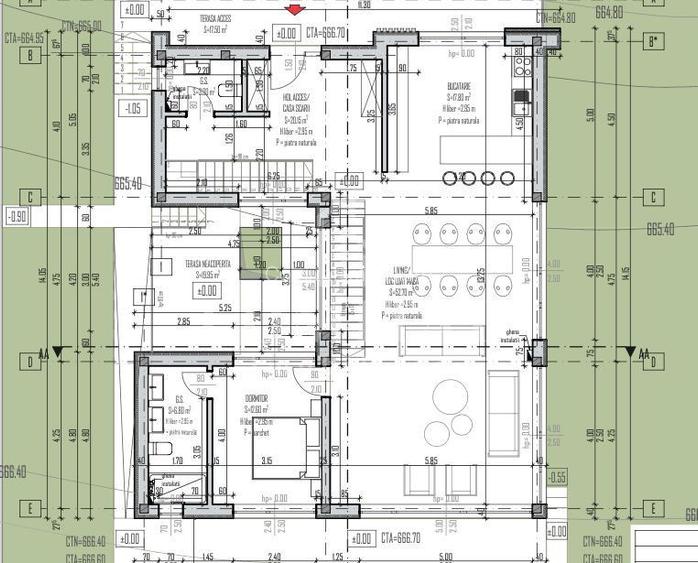 Casa individuală| panoramă | 930 teren | zonă de case și vile - 2