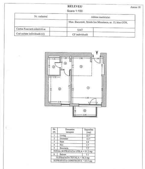 Apartament cu 2 camere de inchiriat // ONE Timpuri Noi - 1