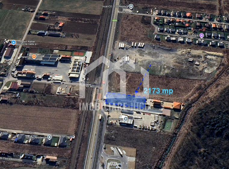 Teren de închiriat - 2173 mp - Jucu de Mijloc, DN1C