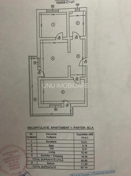 Moara de Vant- 2 Camere 67mp-bloc 2016+loc parcare - 13