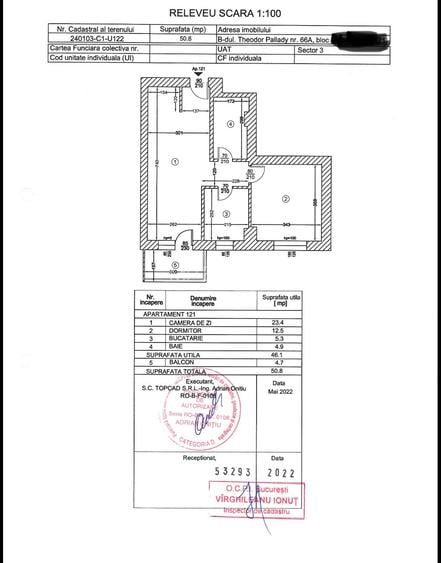 Apartament 2 Camere - Hils Pallady- 2 minute Metrou / Comision 0% - 14