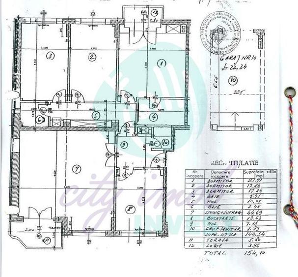 Apartament 4 camere cu garaj