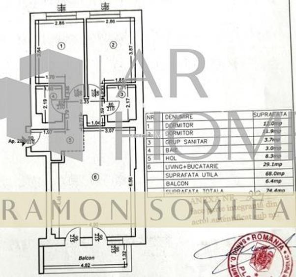 Apartament 3 camere, de lux, parcare privata, zona Vest, Ploiesti - 20