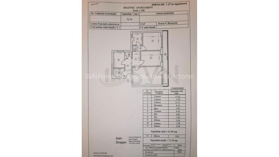 REA1028689 Apartament 3 camere I Tineretului I Piata Norilor I De vanzare - 14