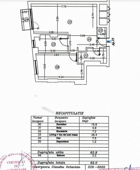 2 camere| BIHARIA- BANEASA| LOC DE PARCARE - 1