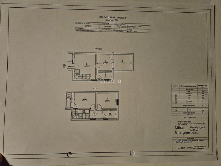 Proprietar vand duplex modern, mobilat complet, curte + terasa – Giroc, Calea Ur - 11