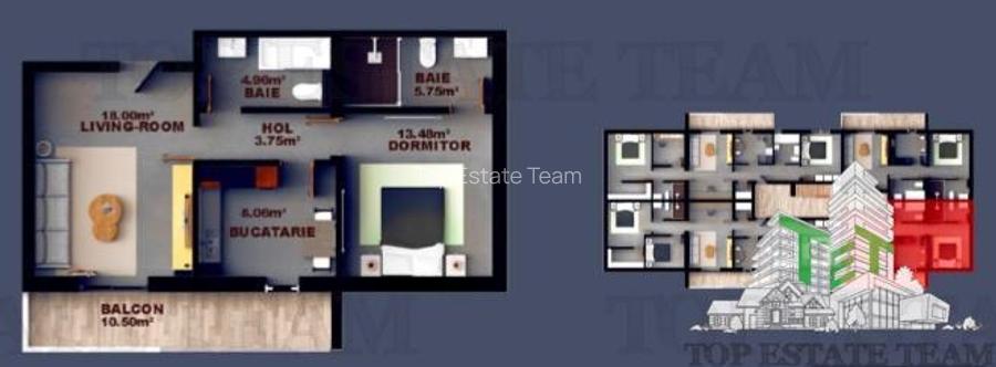 Apartament 2 camere, finisaje Premium in Dobroesti - 14