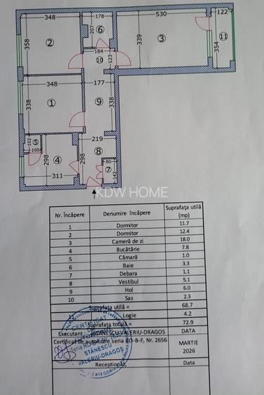 Piata Muncii metrou- Sos Mihai Bravu, etaj 3 - 10