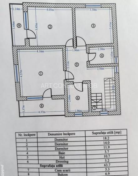 Comuna Berceni | Vila P+1 | Nefinalizata  | Teren 417 mp | Deschidere 18 ml - 19