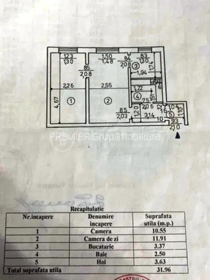 Etaj 1! Apartament 2 camere 32mp, Tătărași – Ciric, CT - 8