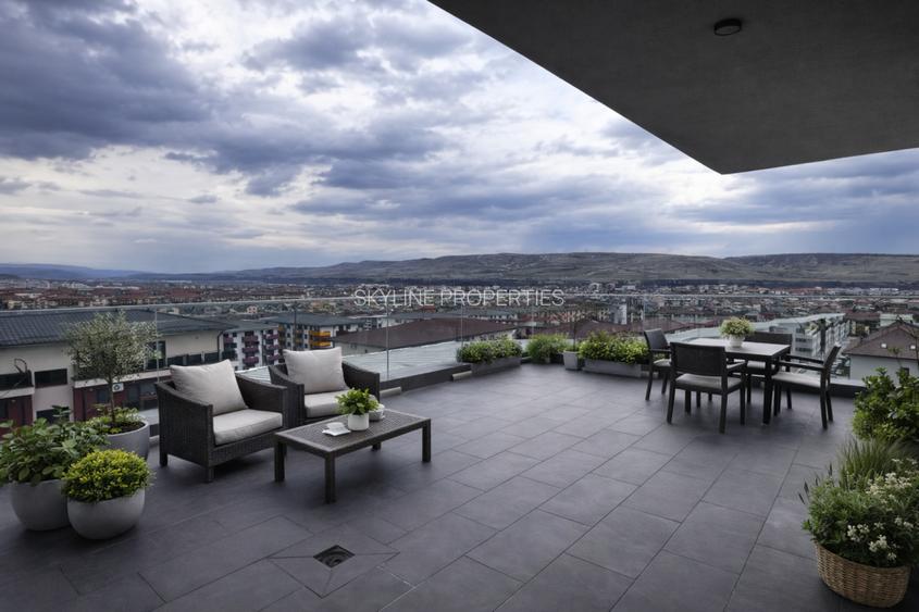 De vanzare Penthouse cu 2 camere Terasa mare Vedere panoramica Floresti - 2