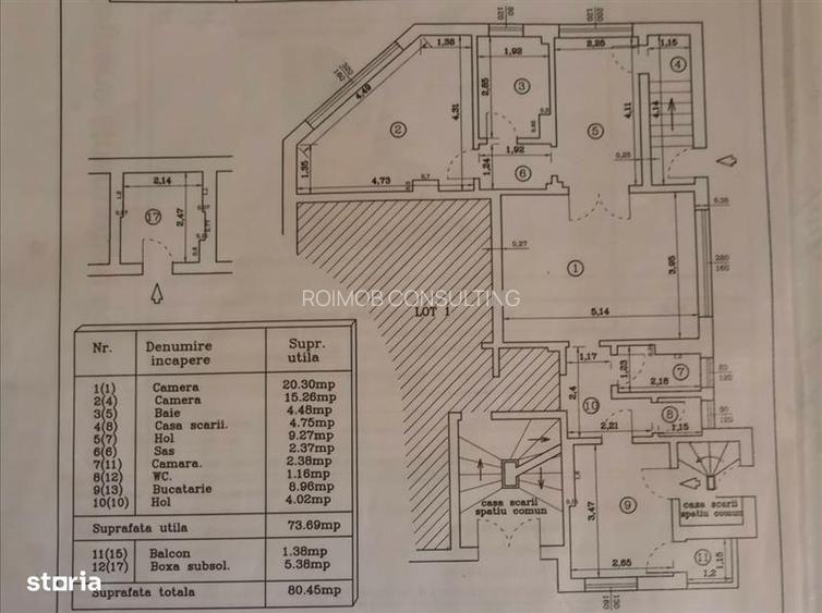 Apartament 2 camere, in vila, zona Foisorul de Foc - 9