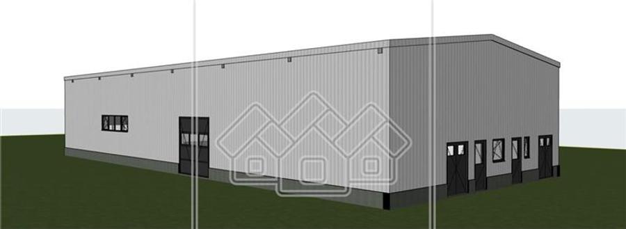 Hala industriala 270 mpu, teren 3000 mp + 2 autorizatii de constructie
