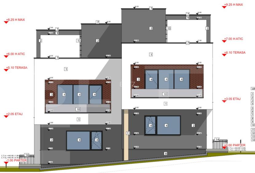 Case cuplate, cu pompa de caldura, panouri fotovoltaice, terasa, zona Vivo - 11