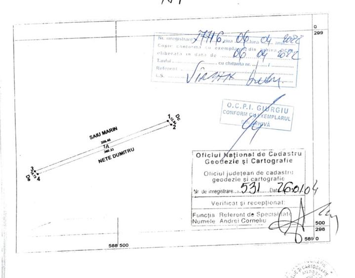 Vanzare teren intravilan Comuna Comana,Localitate Budeni,Judetul Giurgiu - 2