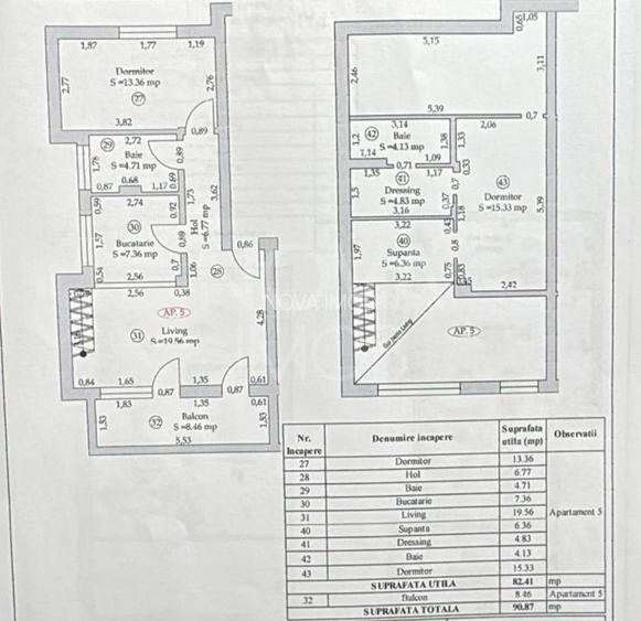 Apartament 3 camere, 2 bai - Ansamblul Davinci - Comision 0% - 16