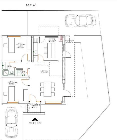 Triplex cu 5 camere, P+ E, In Sanandrei - 13