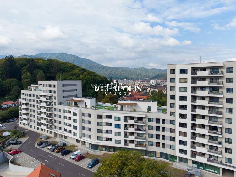 Penthouse 4 camere, 2 terase, panoramă munți și Tâmpa
