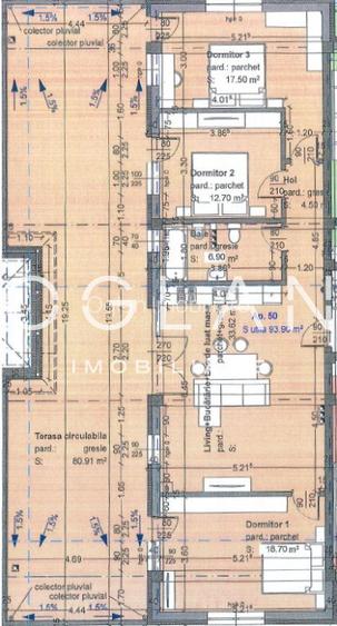 NOU -Penthouse 93 mp/ 4 cam.+ Terasa 81 mp - Selimbar  - 15