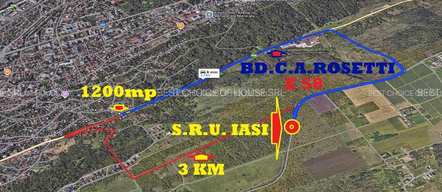 Semicentral,1200 mp ,full , 1.4 km din Podu de Fier .foarte usor de reperat ! - 3