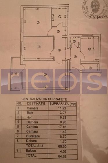 VANZARE 3 CAMERE -DECOMANDAT -TINERETULUI- LOC DE PARCARE - 17